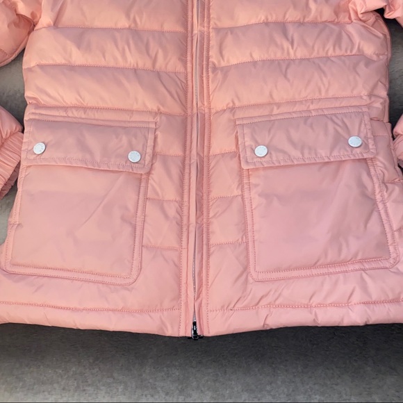 🚫SOLD🚫 Moncler Girls Pink Down Puffer Coat - Picture 5 of 8